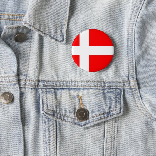 Flagge von Dänemark Button (Beispiel)