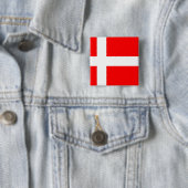 Flagge von Dänemark Button (Beispiel)