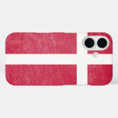 Flagge von Dänemark Grunge Case-Mate iPhone Hülle (Rückseite (Horizontal))