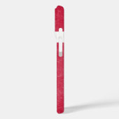 Flagge von Dänemark Grunge Case-Mate iPhone Hülle (Rückseite / Links)