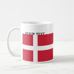 Flagge von Dänemark Kaffeetasse