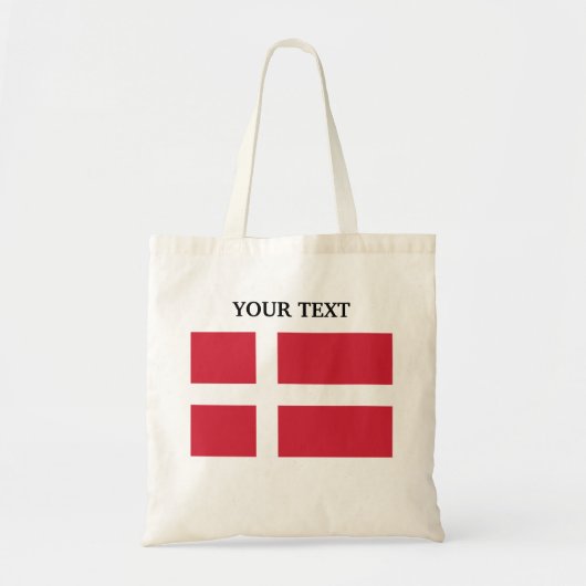 Flagge von Dänemark Tragetasche (Vorne)