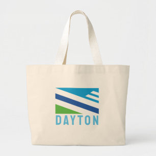 Flagge von Dayton, Ohio (2021) Jumbo Stoffbeutel