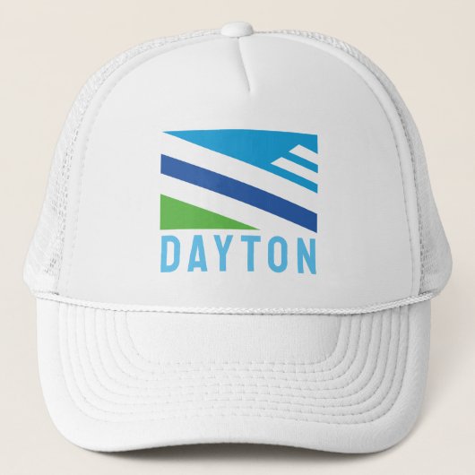 Flagge von Dayton, Ohio (2021) Truckerkappe (Vorderseite)