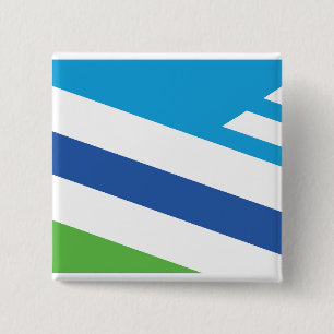 Flagge von Dayton, Ohio Button