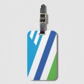 Flagge von Dayton, Ohio Gepäckanhänger (Vorderseite Vertikal)