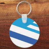 Flagge von Dayton, Ohio Schlüsselanhänger (Vorderseite)