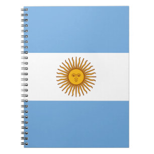 Flagge von De Argentinien Argentinien-Bandera Notizblock