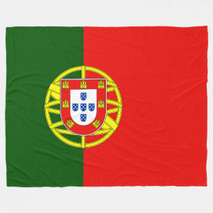 Flagge von De Portugal Portugal-Bandeira Fleecedecke