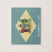 Flagge von Delaware Puzzle (Vertikal)