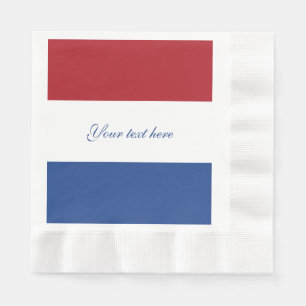 Flagge von den Niederlanden Serviette
