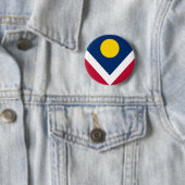 Flagge von Denver, Colorado Button (Beispiel)