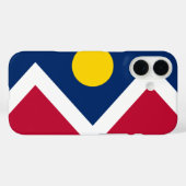 Flagge von Denver, Colorado Case-Mate iPhone Hülle (Rückseite (Horizontal))