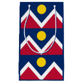 Flagge von Denver, Colorado Kleine Geschenktüte (Vorderseite)