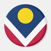 Flagge von Denver, Colorado Magnet (Vorne)