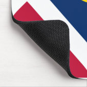Flagge von Denver, Colorado Mousepad (Ecke)