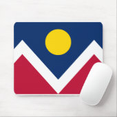 Flagge von Denver, Colorado Mousepad (Mit Mouse)