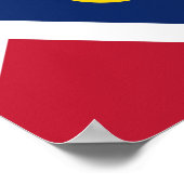 Flagge von Denver, Colorado Poster (Ecke)