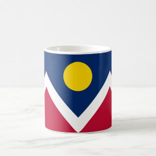 Flagge von Denver (Colorado, USA) Kaffeetasse