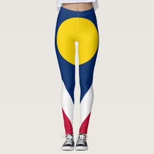 Flagge von Denver, Colorado, USA Leggings