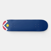 Flagge von Denver (Colorado, USA) Skateboard (Horizontal)