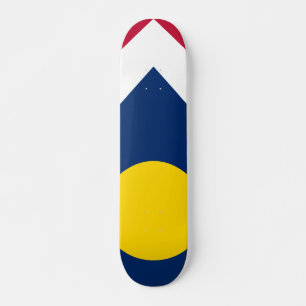 Flagge von Denver, Colorado, USA Skateboard