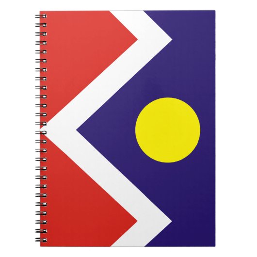 Flagge von Denver Notizblock (Vorderseite)