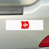 Flagge von der Schweiz Autoaufkleber (Auf Auto)