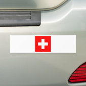 Flagge von der Schweiz Autoaufkleber (Auf Auto)