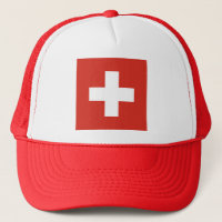 Flagge von der Schweiz die Nationalflagge der