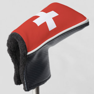 Flagge von der Schweiz Golf Headcover