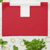 Flagge von der Schweiz Handtuch (Gefaltet)