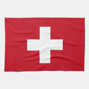 Flagge von der Schweiz Handtuch