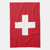 Flagge von der Schweiz Handtuch (Vertikal)