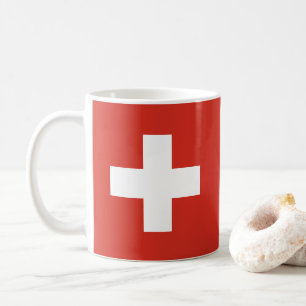 Flagge von der Schweiz Kaffeetasse