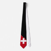 Flagge von der Schweiz Krawatte (Vorderseite)
