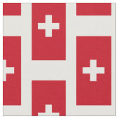 Flagge von der Schweiz Stoff (Nahaufnahme)