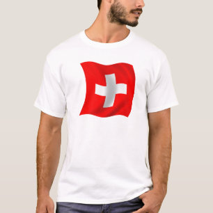 Flagge von der Schweiz T-Shirt