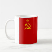 Flagge von der Sowjetunion Kaffeetasse (Links)