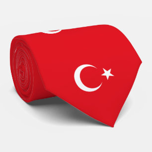 Flagge von der Türkei Krawatte