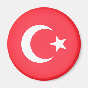 Flagge von der Türkei Magnet