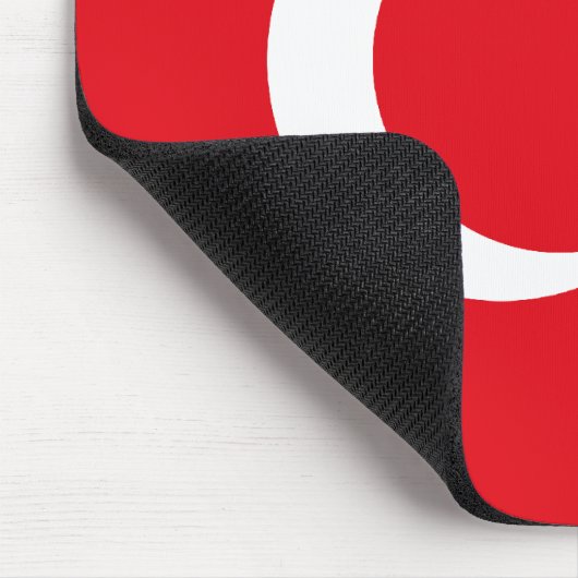 Flagge von der Türkei Mousepad (Ecke)