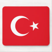 Flagge von der Türkei Mousepad (Vorne)