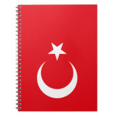 Flagge von der Türkei Notizblock (Vorderseite)