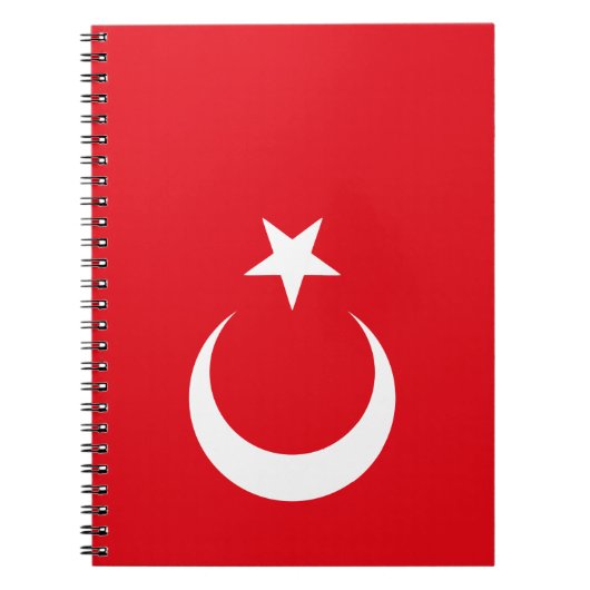 Flagge von der Türkei Notizblock (Vorderseite)