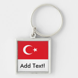 Flagge von der Türkei Schlüsselanhänger