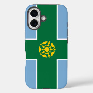 Flagge von Derbyshire iPhone 16 Hülle