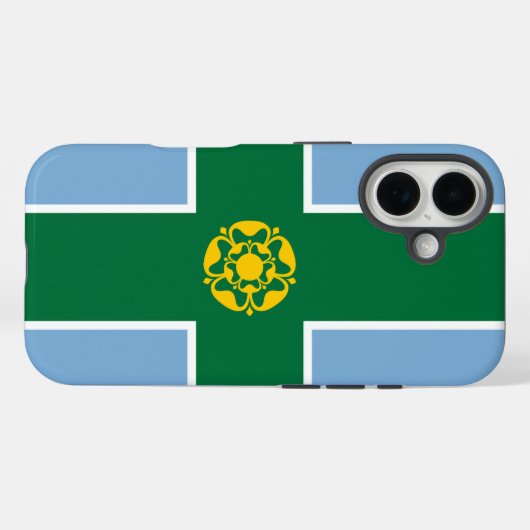 Flagge von Derbyshire Case-Mate iPhone Hülle (Rückseite (Horizontal))