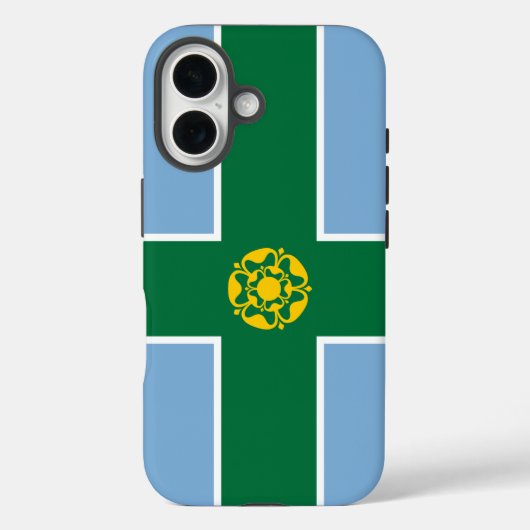 Flagge von Derbyshire Case-Mate iPhone Hülle (Rückseite)