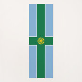 Flagge von Derbyshire (englischer Landkreis) Yogamatte (Vorderseite)